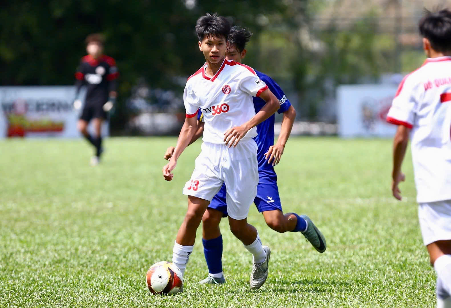 VCK Giải b&oacute;ng đ&aacute; v&ocirc; địch U15 quốc gia &ndash; C&uacute;p Modern 2026: Thể C&ocirc;ng Viettel I v&agrave; H&agrave; Nội I c&ugrave;ng thắng đậm - Ảnh 1.