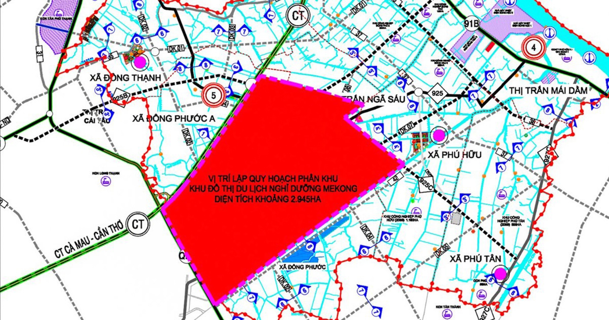 Dự &aacute;n lớn nhất lịch sử miền T&acirc;y do Vingroup đề xuất : Rộng gấp đ&ocirc;i s&acirc;n bay T&acirc;n Sơn Nhất, d&acirc;n số dự kiến 300.000 người - Ảnh 2.