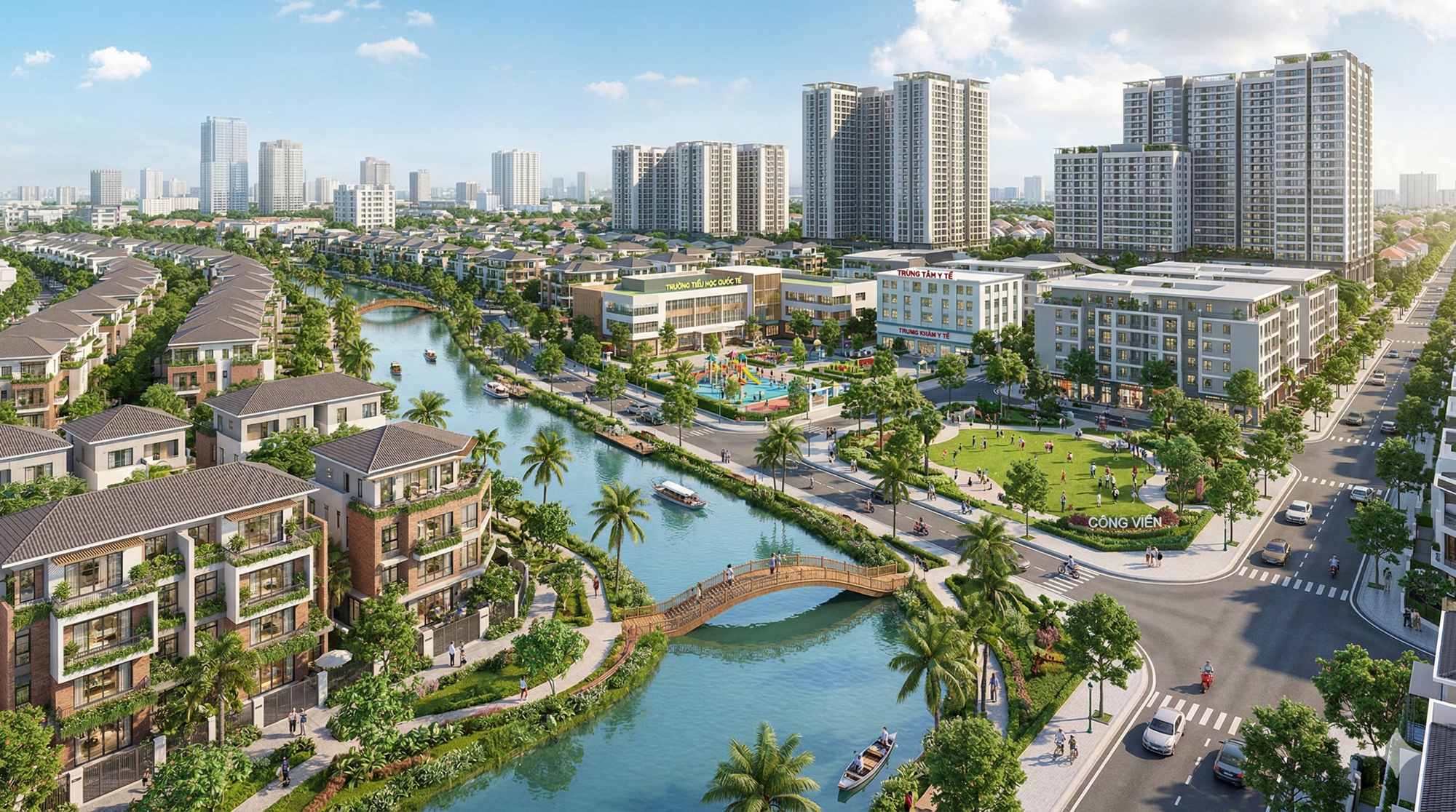 Dự &aacute;n lớn nhất lịch sử miền T&acirc;y do Vingroup đề xuất : Rộng gấp đ&ocirc;i s&acirc;n bay T&acirc;n Sơn Nhất, d&acirc;n số dự kiến 300.000 người - Ảnh 6.