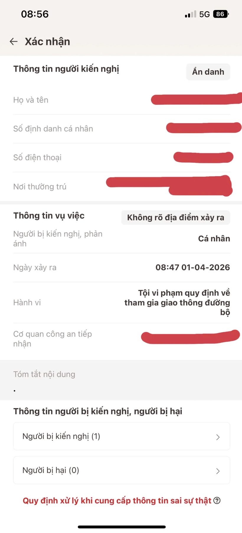 Cập nhật VNeID 2026: Gửi phản &aacute;nh vi phạm giao th&ocirc;ng dễ d&agrave;ng qua ứng dụng - Ảnh 9.