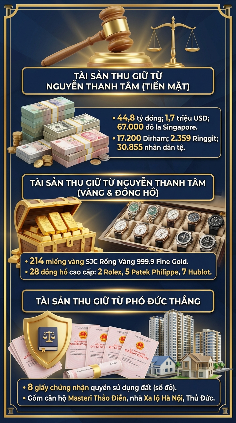 Khối t&agrave;i sản trăm tỷ đồng khi kh&aacute;m x&eacute;t khẩn cấp chung cư của Nguyễn Thị Thanh T&acirc;m - Ảnh 2.