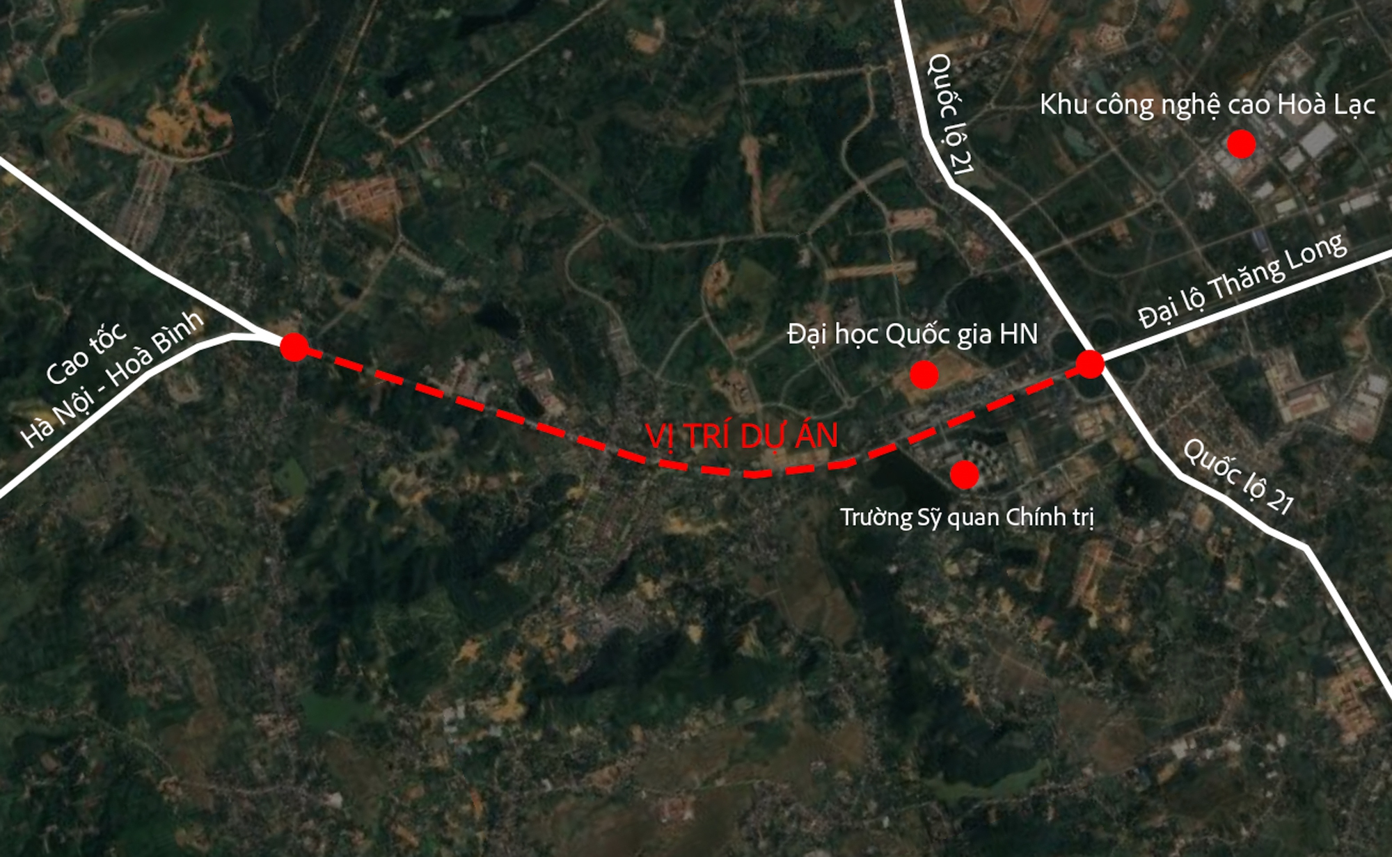 To&agrave;n cảnh con đường rộng nhất Việt Nam, kết nối đại lộ d&agrave;i nhất với đại học lớn nhất cả nước- Ảnh 1.