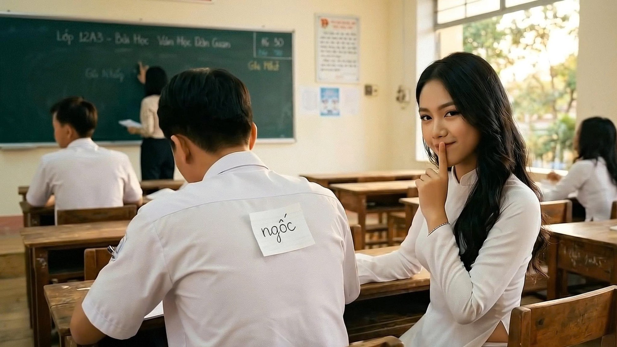 Nhạc sĩ Th&aacute;i Nguy&ecirc;n d&ugrave;ng ca sĩ ảo &Aacute;i Trinh t&aacute;i hiện k&yacute; ức học tr&ograve; - Ảnh 5.