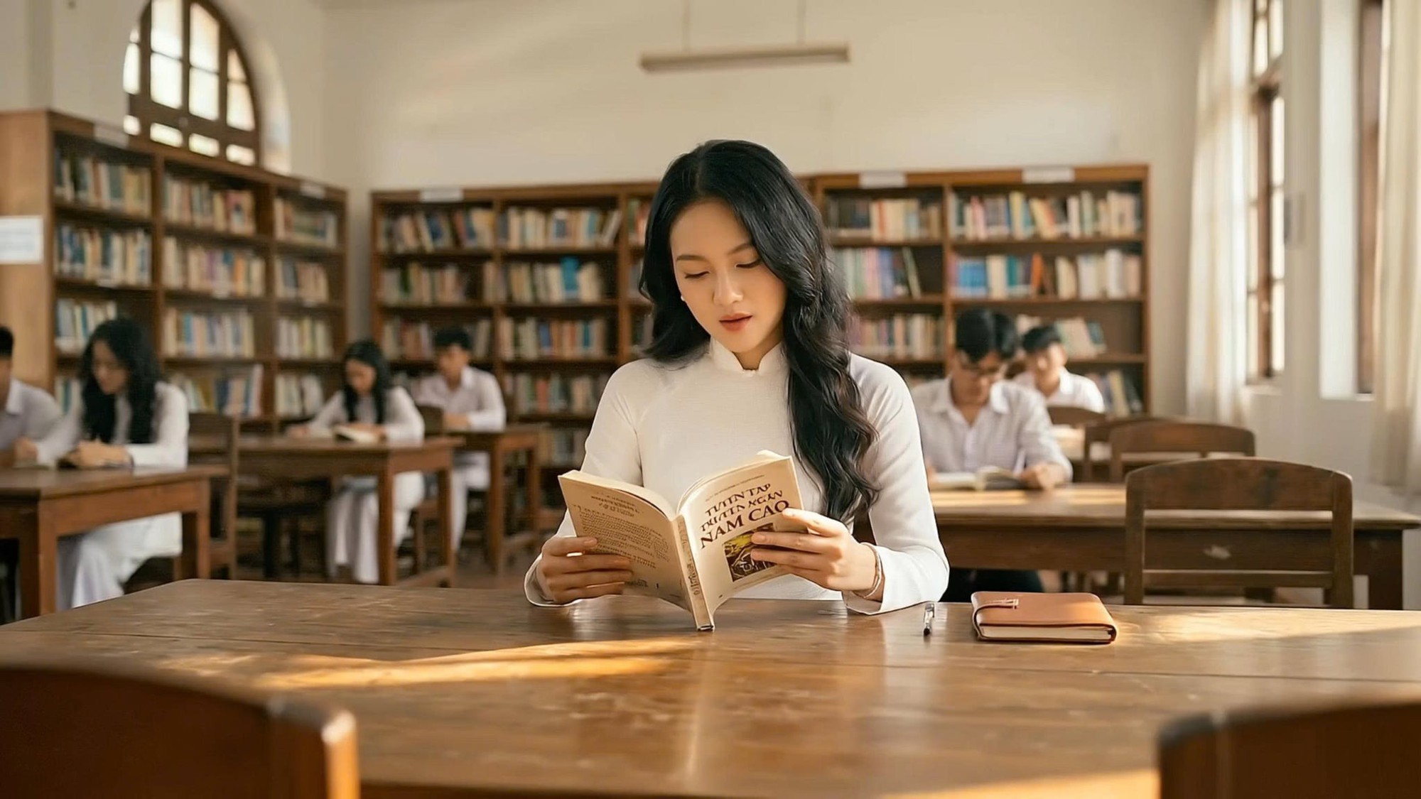 Nhạc sĩ Th&aacute;i Nguy&ecirc;n d&ugrave;ng ca sĩ ảo &Aacute;i Trinh t&aacute;i hiện k&yacute; ức học tr&ograve; - Ảnh 3.