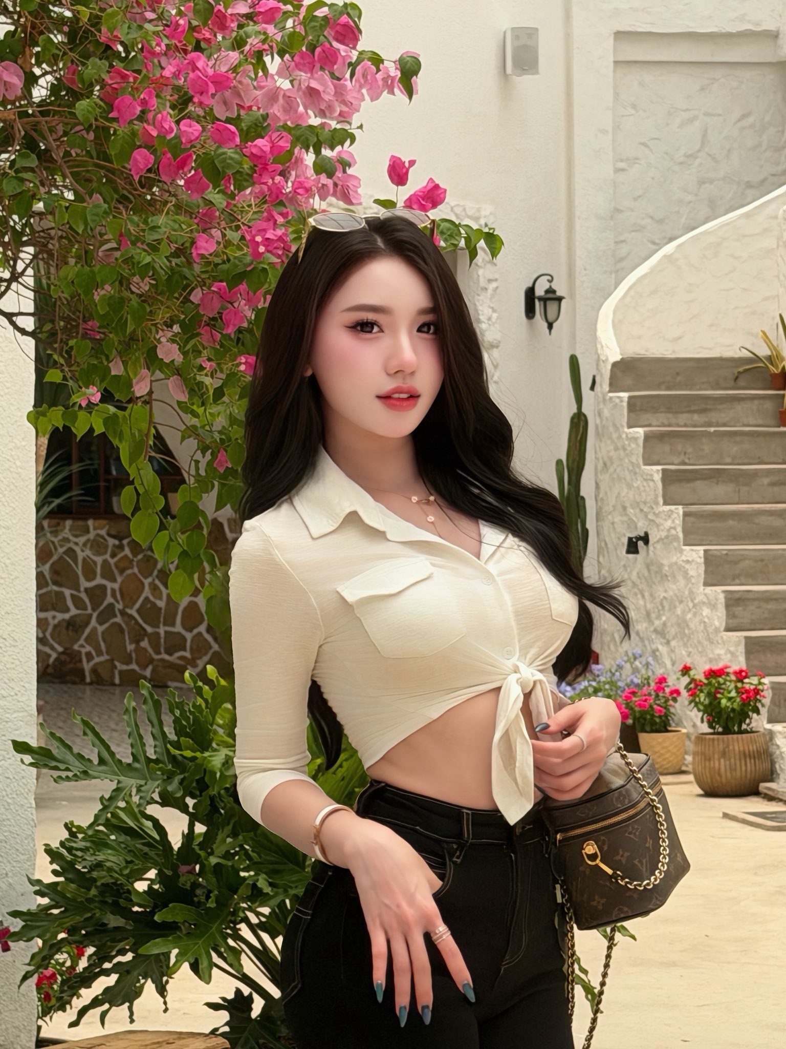 Diện đồ c&ocirc;ng sở đi cafe, hot girl khiến ai cũng phải gật g&ugrave; th&iacute;ch th&uacute; với v&oacute;c d&aacute;ng cực chuẩn- Ảnh 2.