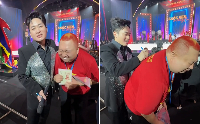 Fan H&agrave;n Quốc c&oacute; biểu hiện "lạ", li&ecirc;n tục k&ecirc;u "&ocirc;i trời ơi" khi gặp T&ugrave;ng Dương - Ảnh 1.