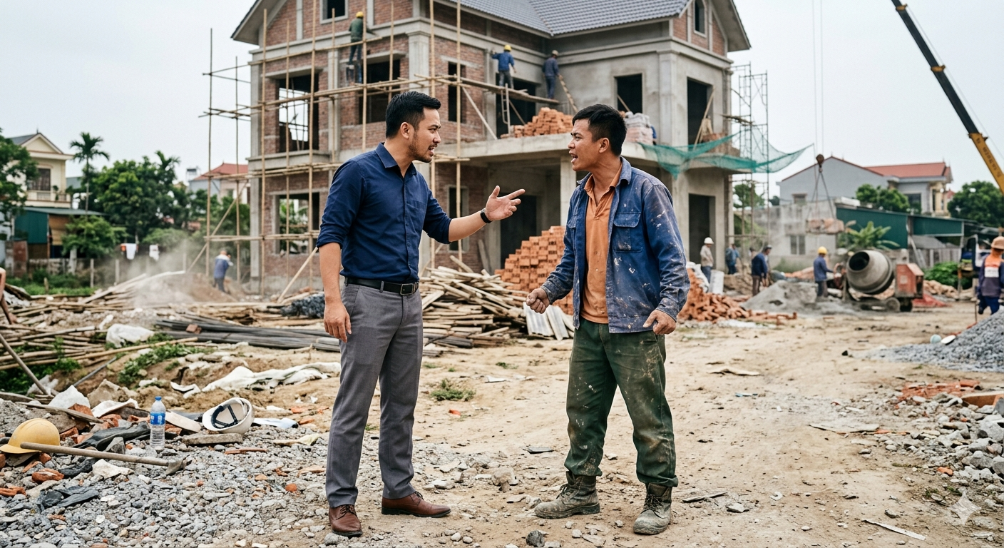 3 năm kh&ocirc;ng về qu&ecirc;, t&ocirc;i chết lặng khi thấy em trai x&acirc;y nh&agrave; tr&ecirc;n ch&iacute;nh mảnh đất bố để lại cho m&igrave;nh- Ảnh 1.