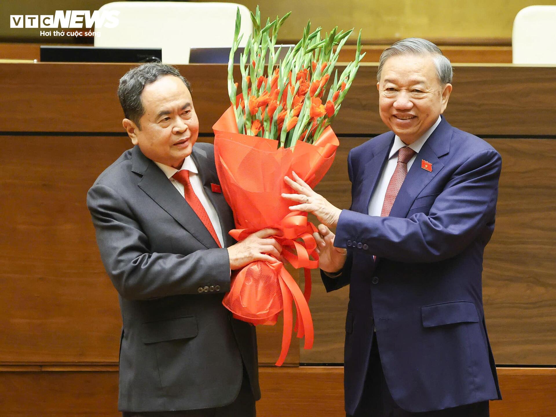 Lễ tuy&ecirc;n thệ nhậm chức của Chủ tịch Quốc hội Trần Thanh Mẫn năm 2026 - Ảnh 6.