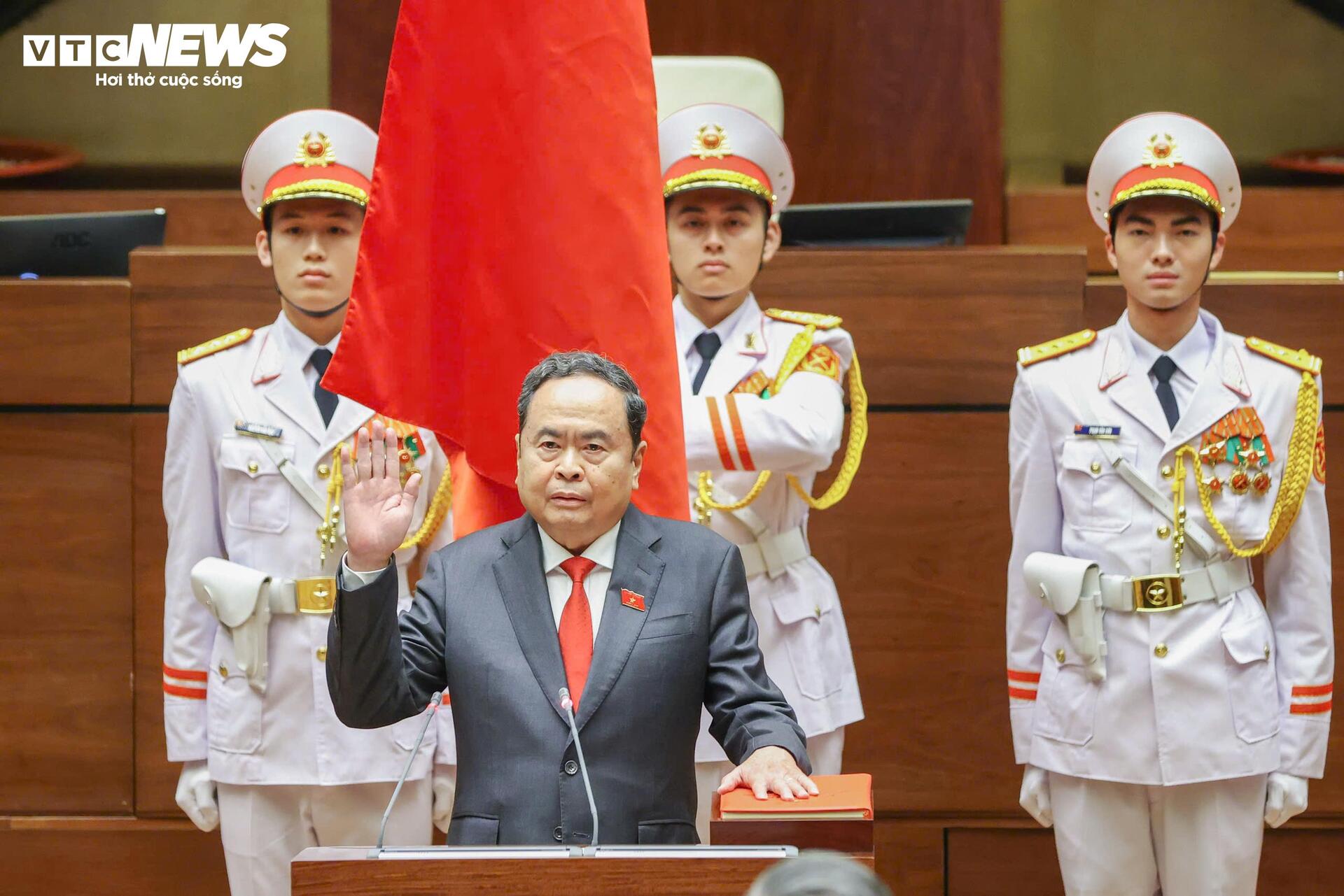 Lễ tuy&ecirc;n thệ nhậm chức của Chủ tịch Quốc hội Trần Thanh Mẫn năm 2026 - Ảnh 3.