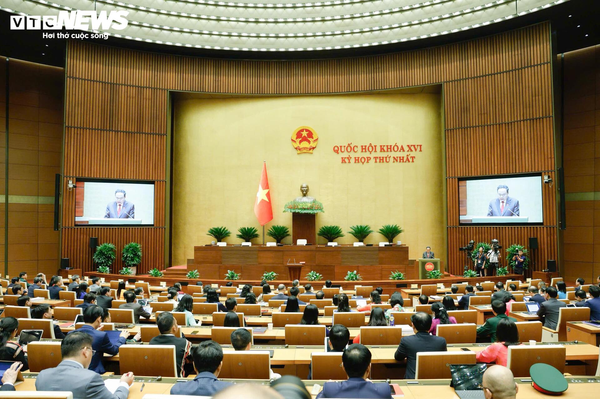 Lễ tuy&ecirc;n thệ nhậm chức của Chủ tịch Quốc hội Trần Thanh Mẫn năm 2026 - Ảnh 1.