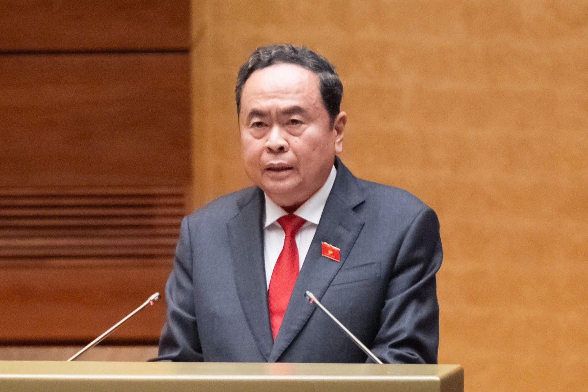 Lễ tuy&ecirc;n thệ nhậm chức của Chủ tịch Quốc hội Trần Thanh Mẫn năm 2026 - Ảnh 5.