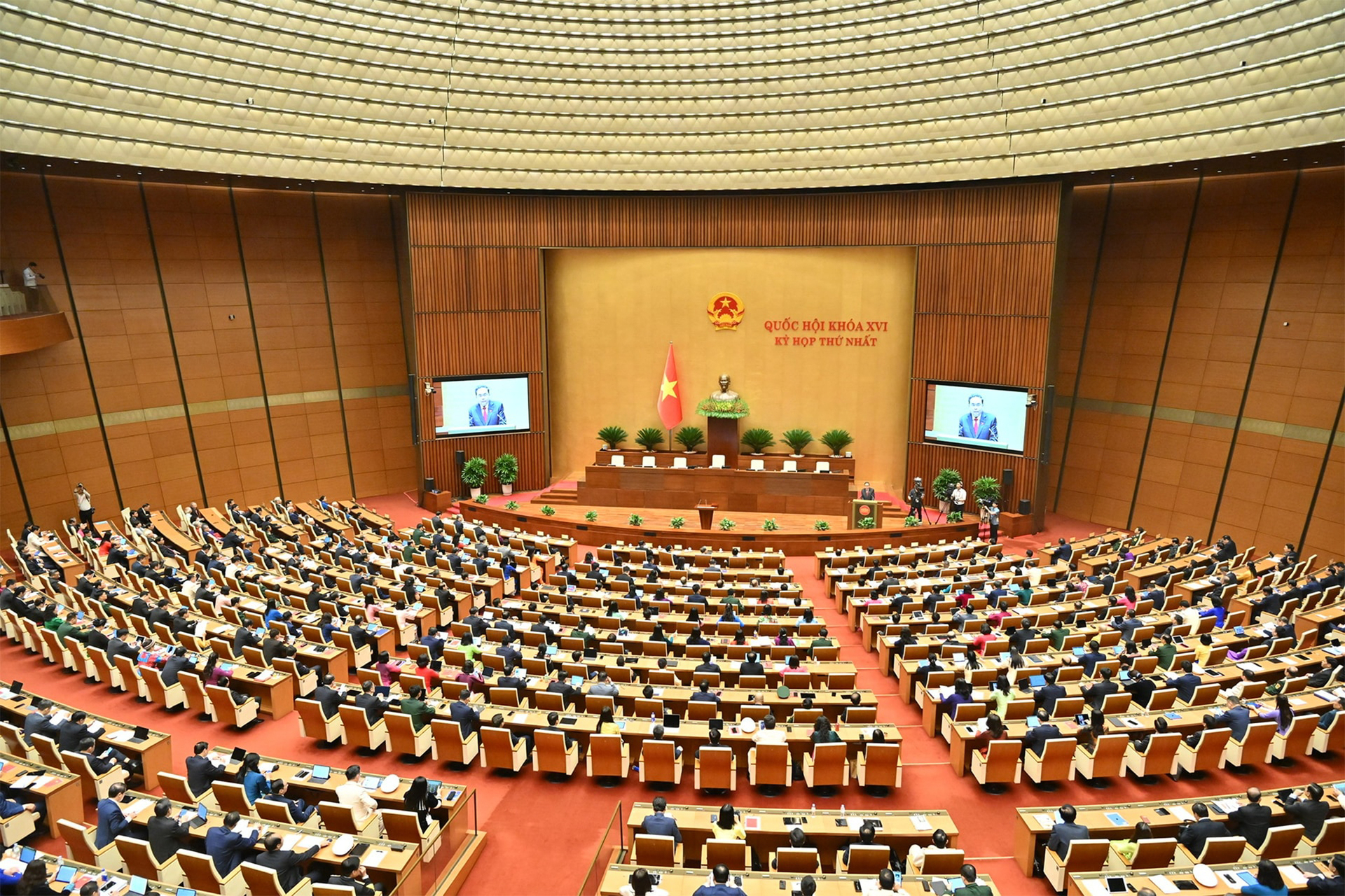 Lễ tuy&ecirc;n thệ nhậm chức của Chủ tịch Quốc hội Trần Thanh Mẫn năm 2026 - Ảnh 4.