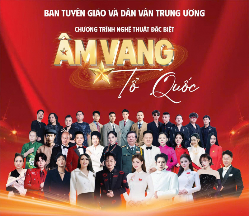 Hơn 2.000 nghệ sĩ, chiến sĩ biểu diễn tại chương trình “Âm vang Tổ quốc” - Ảnh 1. Hơn 2.000 nghệ sĩ, chiến sĩ biểu diễn tại chương trình “Âm vang Tổ quốc” - Ảnh 1.