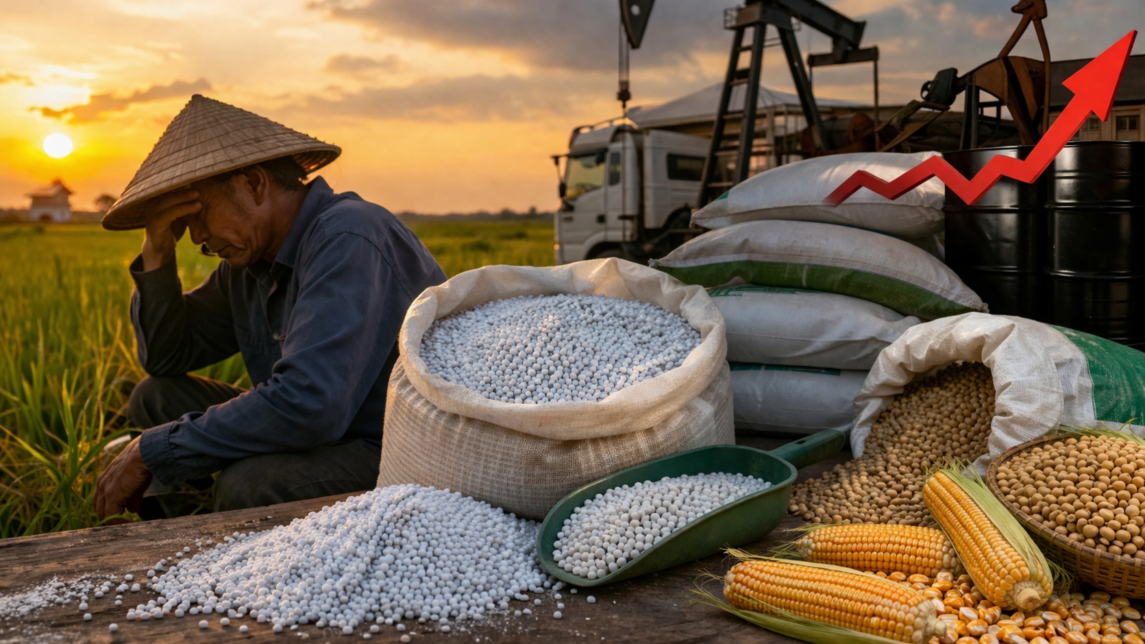Căng thẳng Trung Đ&ocirc;ng: Ph&acirc;n b&oacute;n tăng sốc, c&oacute; loại vượt 1,1 triệu/bao, n&ocirc;ng sản lại lao dốc, chuyện g&igrave; đang xảy ra? - Ảnh 1.