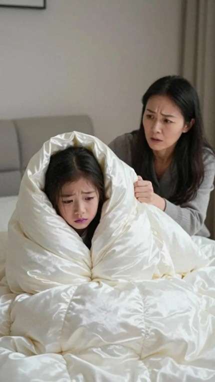 Mẹ chồng gửi chăn tơ tằm 3kg cho cháu gái, con đắp mãi vẫn kêu lạnh: Tôi chết lặng khi cắt ra kiểm tra - Ảnh 2.