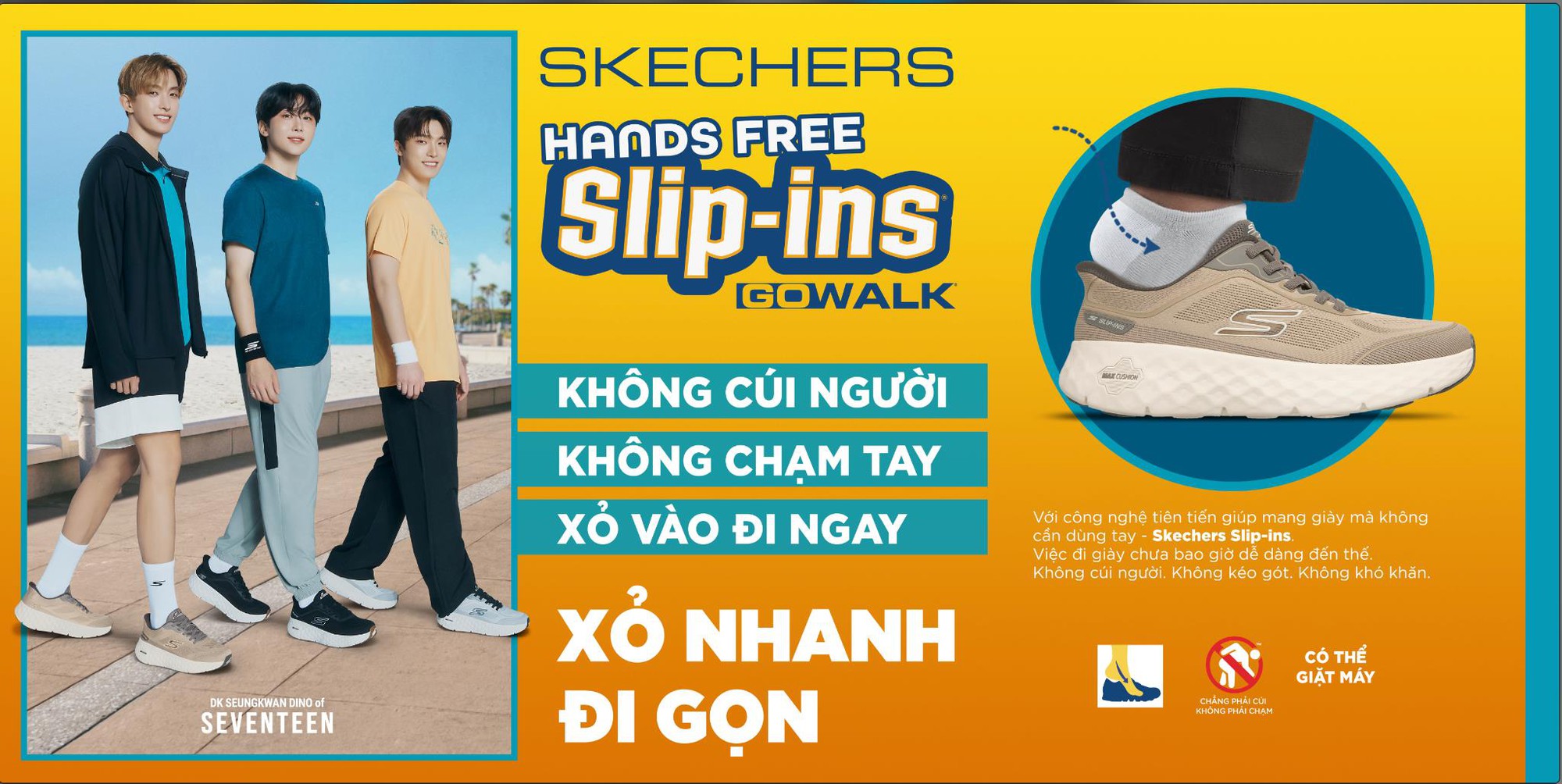 Skechers GOWalk Max Cushioning Flex – Trải nghiệm thoải mái trong từng chuyển động thường ngày - Ảnh 1. Skechers GOWalk Max Cushioning Flex – Trải nghiệm thoải mái trong từng chuyển động thường ngày - Ảnh 1.
