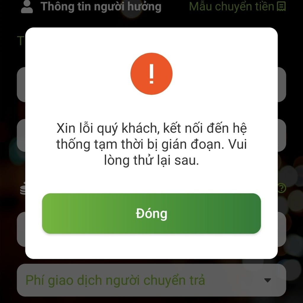 T&agrave;i khoản kh&ocirc;ng bị phong toả, v&igrave; sao bạn chuyển tiền nhưng kh&ocirc;ng th&agrave;nh c&ocirc;ng? - Ảnh 1.