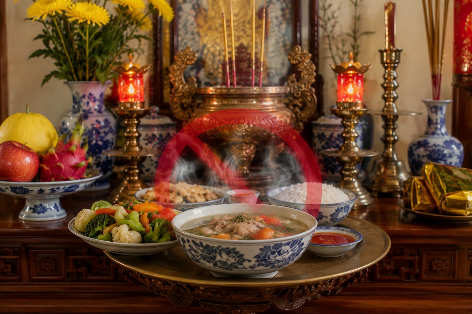 Có nên ăn đồ cúng ngay sau khi hạ lễ? - Ảnh 2.