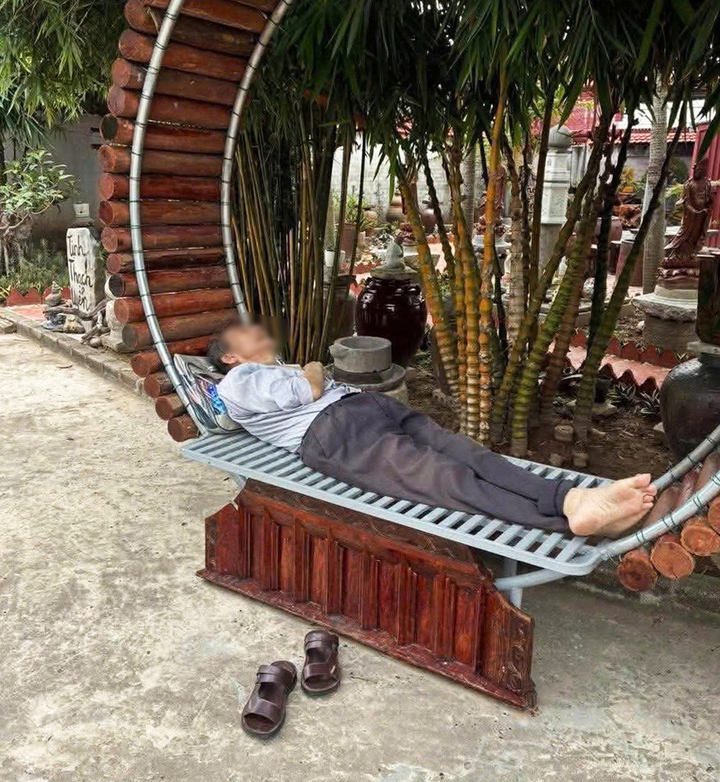 Tình tiết bất ngờ về ông lão Hải Phòng bị bỏ lại trước cổng chùa - Ảnh 2.