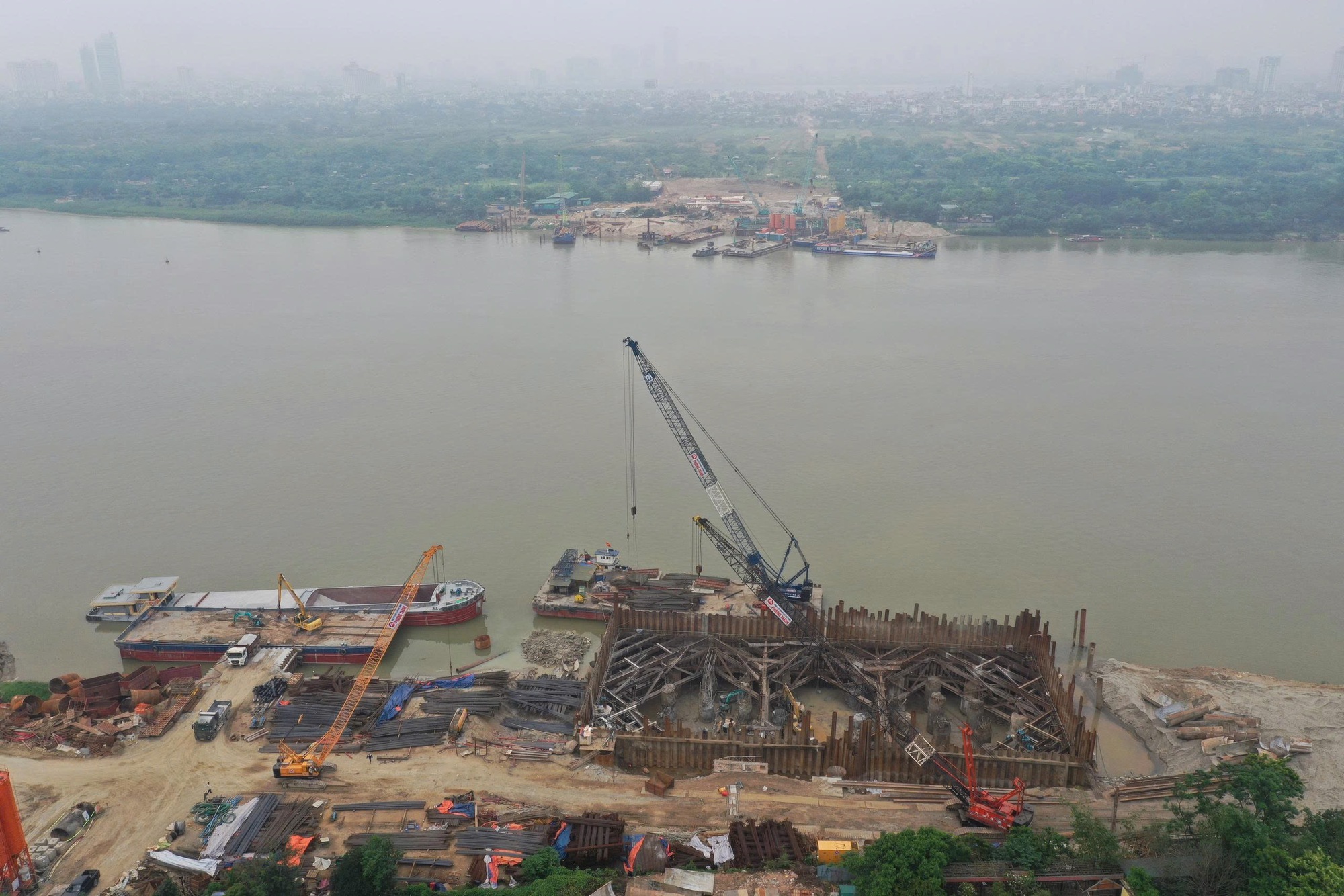 Cận cảnh giải ph&oacute;ng mặt bằng cầu Trần Hưng Đạo v&agrave; c&aacute;c dự &aacute;n cầu s&ocirc;ng Hồng - Ảnh 10.