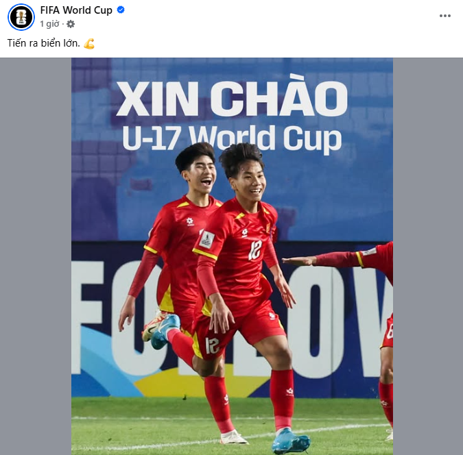 FIFA ch&uacute;c mừng tuyển Việt Nam sau chiến t&iacute;ch gi&agrave;nh v&eacute; tham dự World Cup - Ảnh 1.