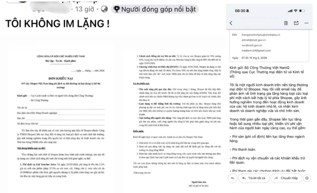Tiểu thương k&ecirc;u g&agrave;o khi s&agrave;n TMĐT tăng ph&iacute; v&agrave; cắt m&atilde; giảm gi&aacute; - Ảnh 1.