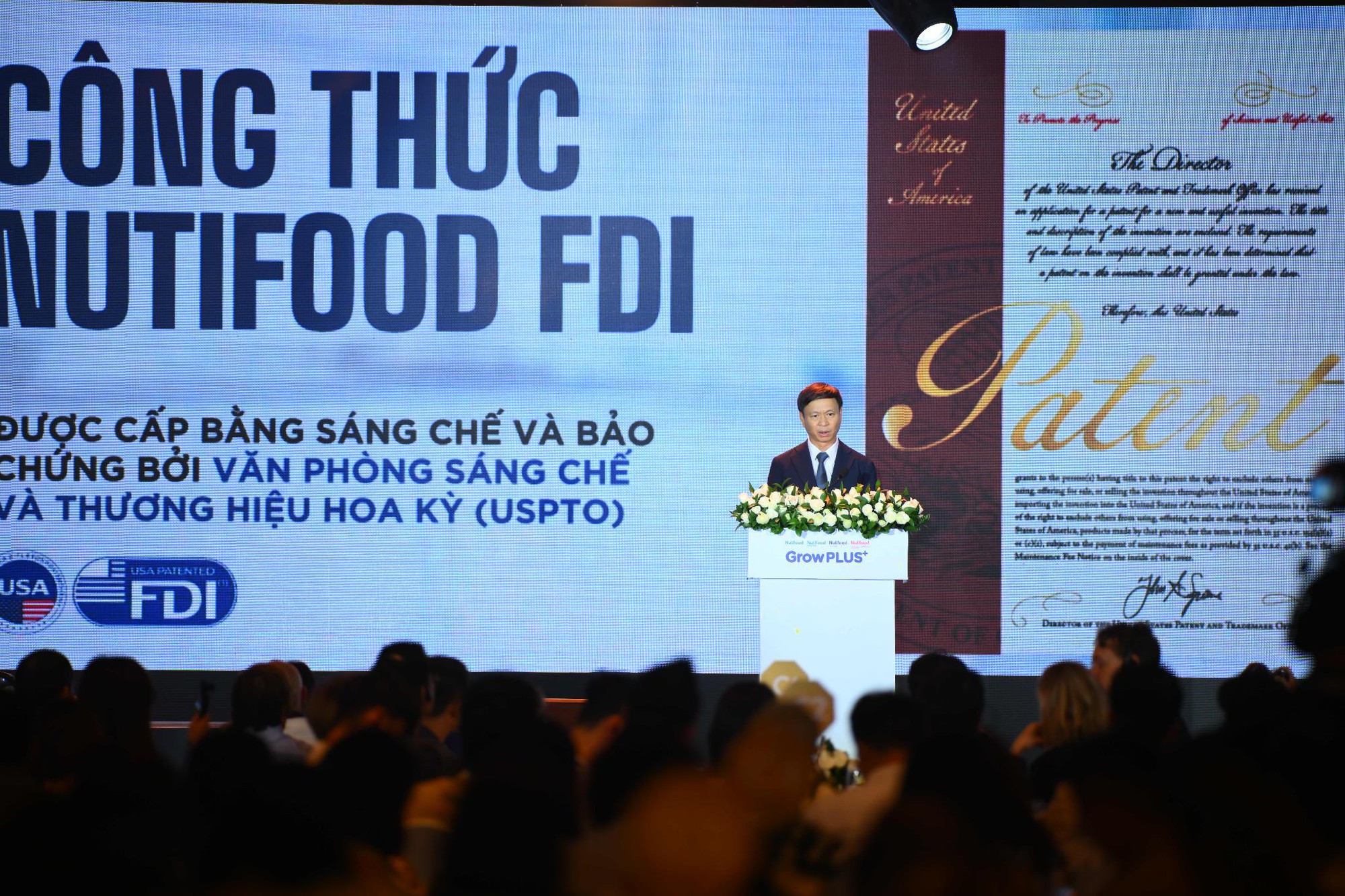 C&ocirc;ng thức Nutifood FDI được USPTO hoa kỳ cấp bằng s&aacute;ng chế - Ảnh 2.