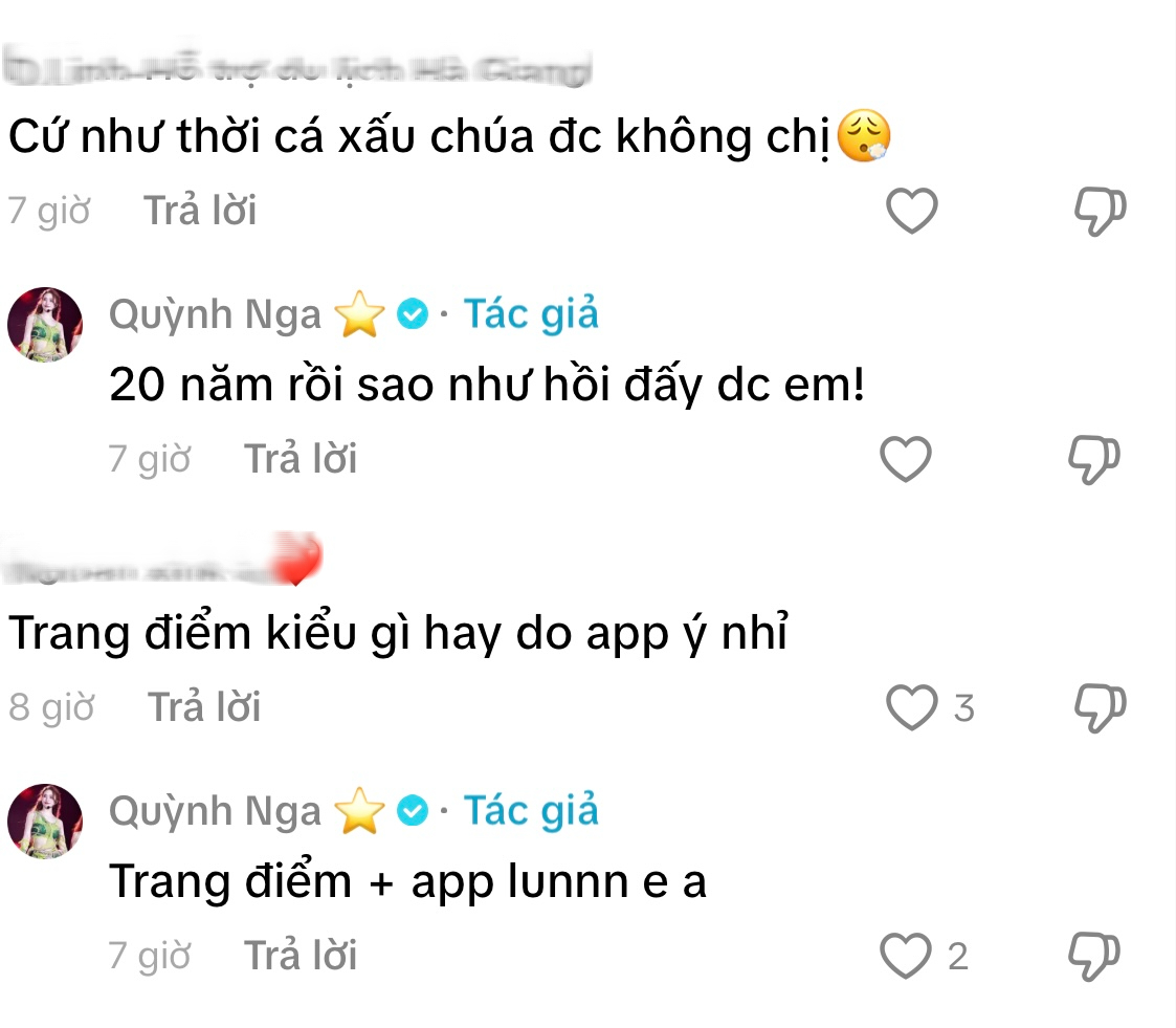 Quỳnh Nga n&oacute;i thẳng khi bị ch&ecirc; d&ugrave;ng app qu&aacute; đ&agrave;, mặt lạ kh&ocirc;ng thể nhận ra- Ảnh 2.