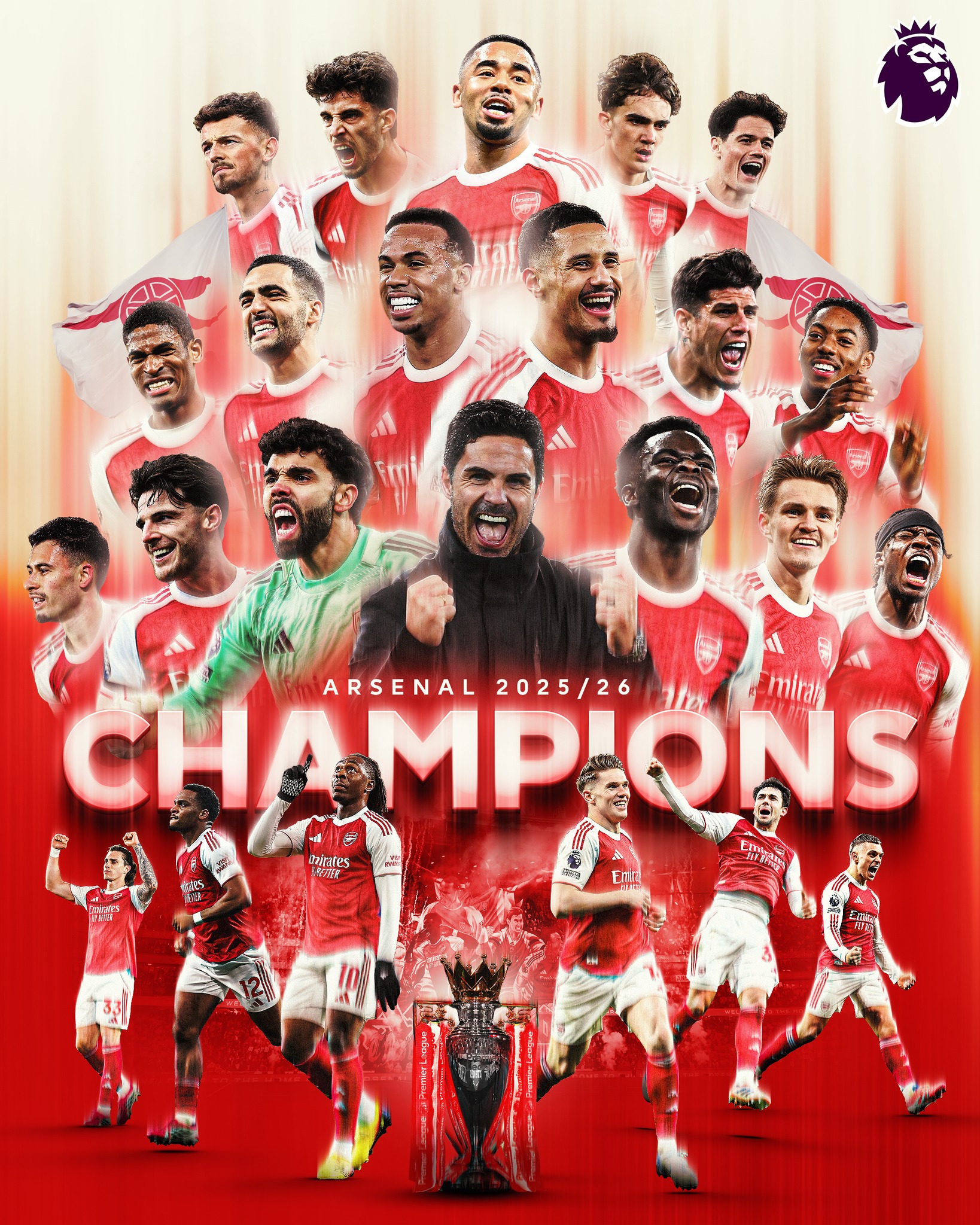 Man City gục ngã, Arsenal chính thức vô địch Ngoại hạng Anh sau 22 năm chờ đợi - Ảnh 3. Man City gục ngã, Arsenal chính thức vô địch Ngoại hạng Anh sau 22 năm chờ đợi - Ảnh 3.