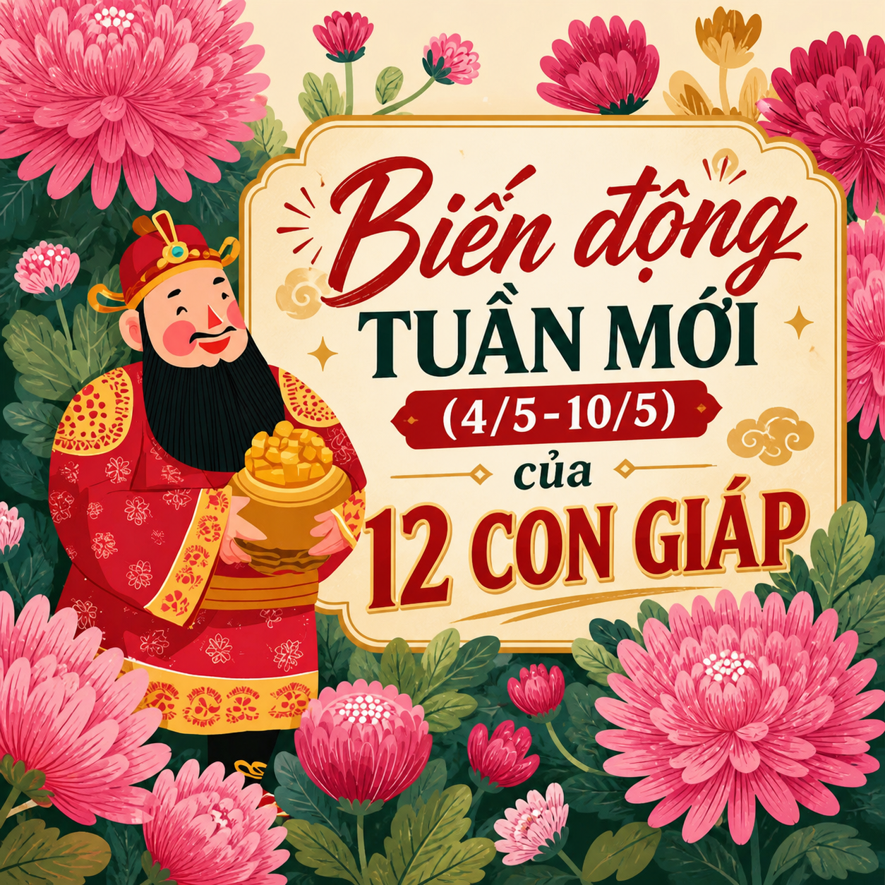 Tử vi chi tiết tuần mới (4/5-10/5) của 12 con gi&aacute;p: Trời thương ai sẽ gặp qu&yacute; nh&acirc;n, ai cần đề ph&ograve;ng "tiểu nh&acirc;n đội lốt bạn th&acirc;n"?- Ảnh 1.