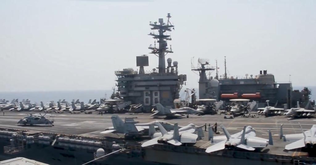 Tàu sân bay Nimitz của Mỹ tiến vào vùng biển gần Cuba - Ảnh 1. Tàu sân bay Nimitz của Mỹ tiến vào vùng biển gần Cuba - Ảnh 1.