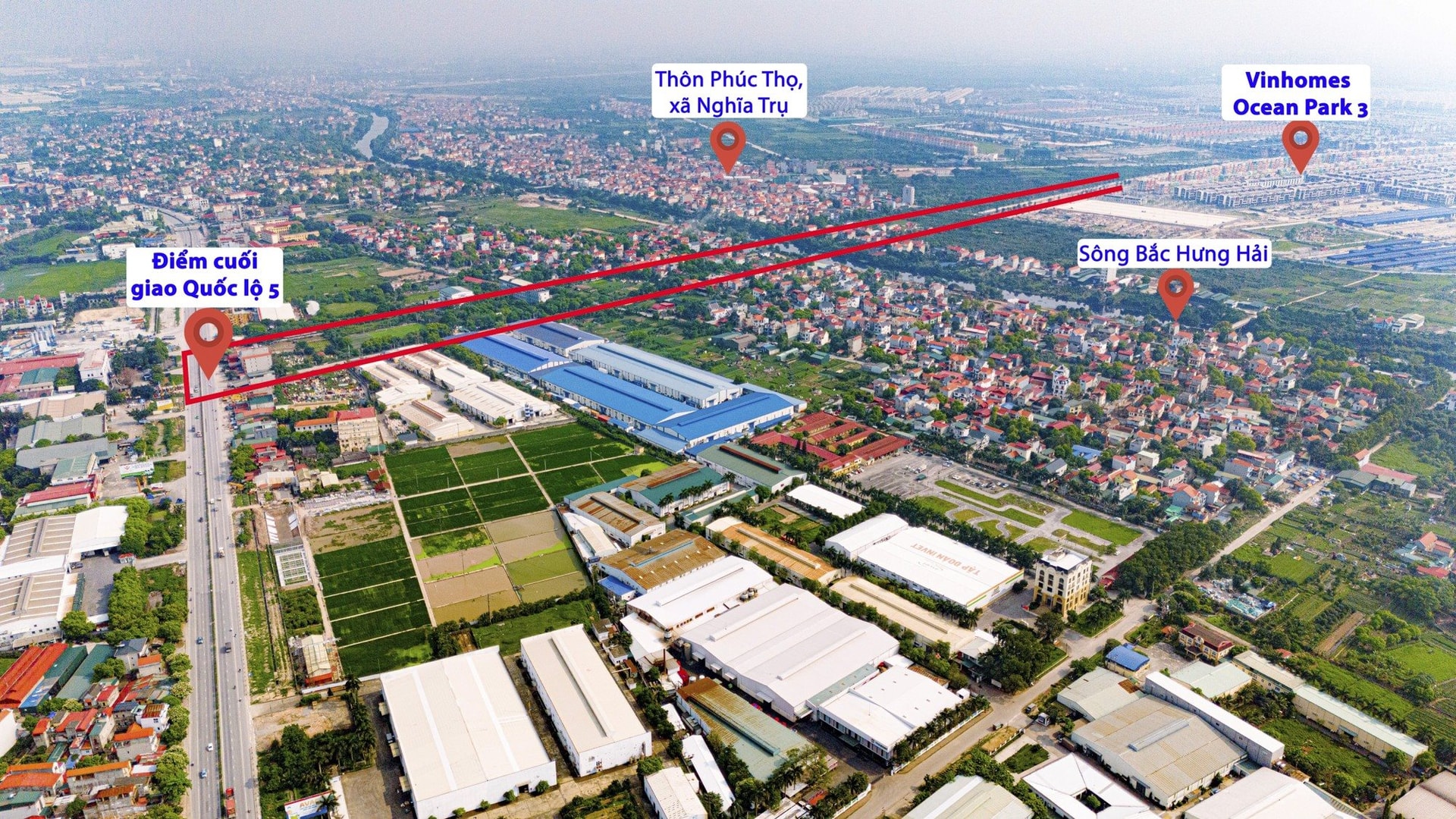 Sắp c&oacute; th&ecirc;m tuyến đường 1.500 tỷ, kết nối 2 si&ecirc;u đ&ocirc; thị 3 tỷ USD của Vinhomes - Ảnh 1.