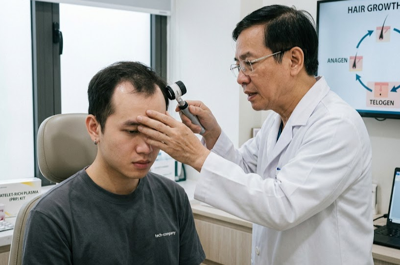 Người trẻ rụng tóc, hói đầu vì những thói quen tưởng vô hại - Ảnh 1.