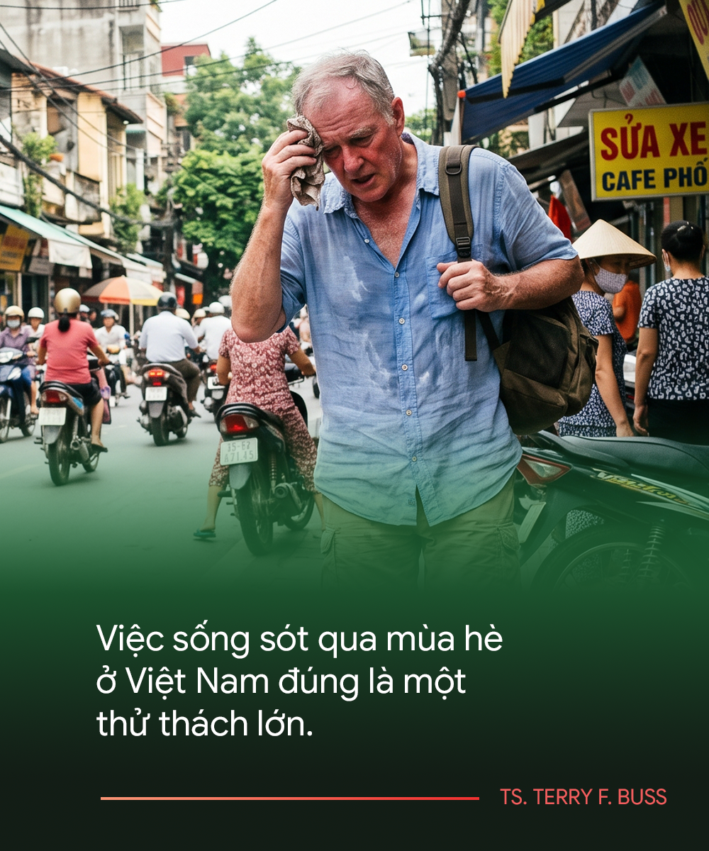 Tiến sĩ Mỹ chia sẻ bí quyết sống sót qua mùa hè ở Việt Nam năm 2026 - Ảnh 1. Tiến sĩ Mỹ chia sẻ bí quyết sống sót qua mùa hè ở Việt Nam năm 2026 - Ảnh 1.
