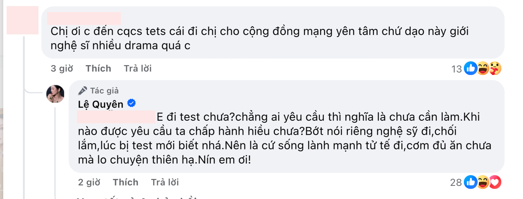 Câu trả lời của Lệ Quyên khi bị khán giả yêu cầu đến cơ quan chức năng kiểm tra chất kích thích- Ảnh 1.