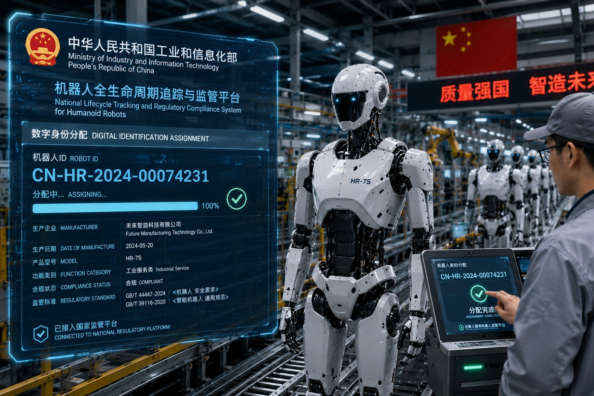 Trung Quốc cấp căn cước robot hình người , tham vọng kiểm soát vòng đời AI 2026 - Ảnh 1. Trung Quốc cấp căn cước robot hình người , tham vọng kiểm soát vòng đời AI 2026 - Ảnh 1.