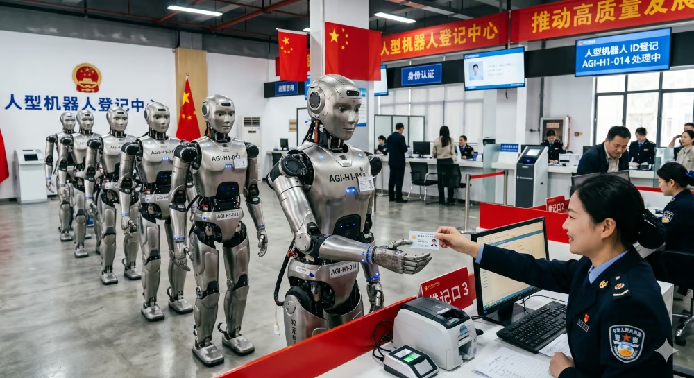 Trung Quốc cấp căn cước robot hình người , tham vọng kiểm soát vòng đời AI 2026 - Ảnh 2. Trung Quốc cấp căn cước robot hình người , tham vọng kiểm soát vòng đời AI 2026 - Ảnh 2.