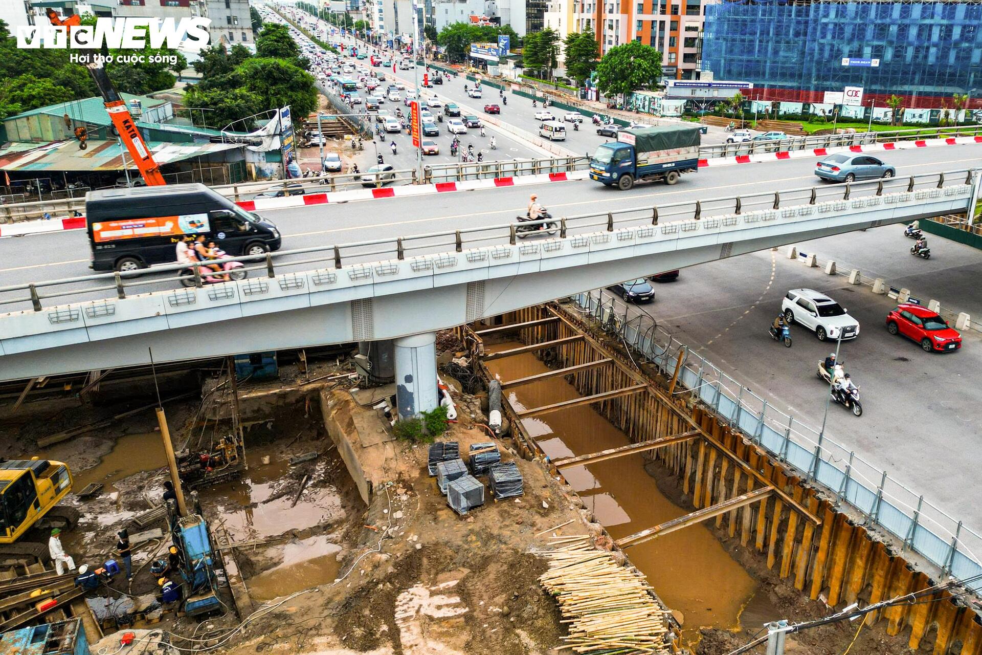 Hầm chui Cổ Linh 750 tỷ đồng sắp ho&agrave;n th&agrave;nh g&oacute;p phần giảm &ugrave;n tắc giao th&ocirc;ng H&agrave; Nội - Ảnh 11.
