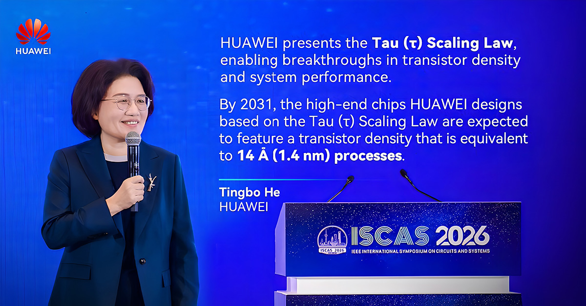 Huawei công bố định luật Tau đổi mới ngành chip trong năm 2026 - Ảnh 1. Huawei công bố định luật Tau đổi mới ngành chip trong năm 2026 - Ảnh 1.