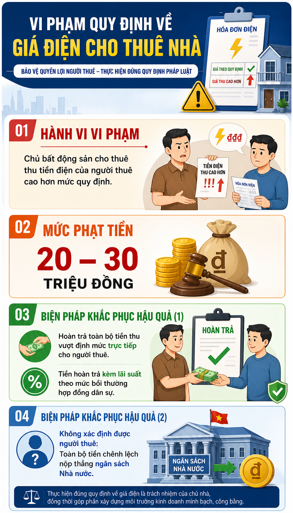 Tất cả người thuê và cho thuê nhà chú ý quy định về thu tiền điện mới nhất 2026 - Ảnh 2.