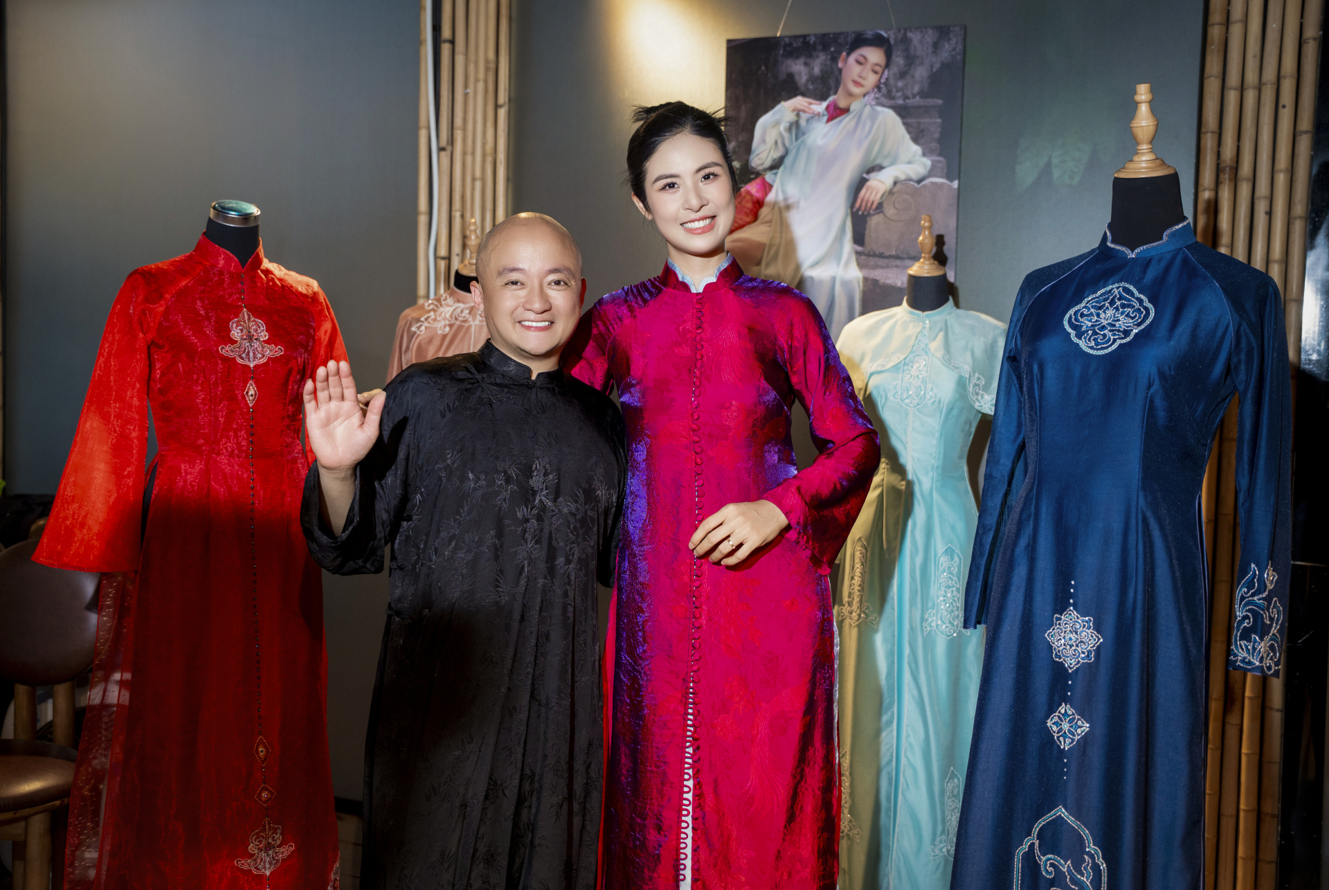 Triển l&atilde;m &ldquo;N&eacute;t họa &aacute;o ta&rdquo; của NTK Cao Minh Tiến quy tụ nhiều nghệ sĩ Việt đ&igrave;nh đ&aacute;m - Ảnh 5.