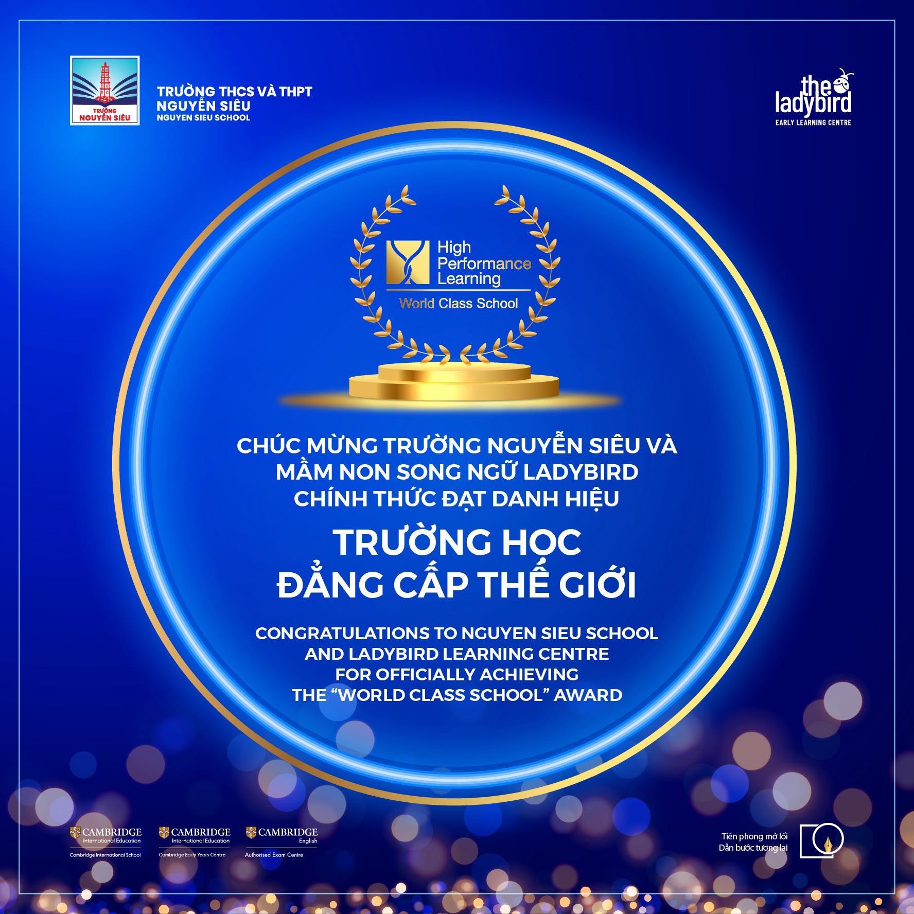 Trường Nguyễn Si&ecirc;u đạt danh hiệu trường học đẳng cấp quốc tế năm 2026 - Ảnh 1.