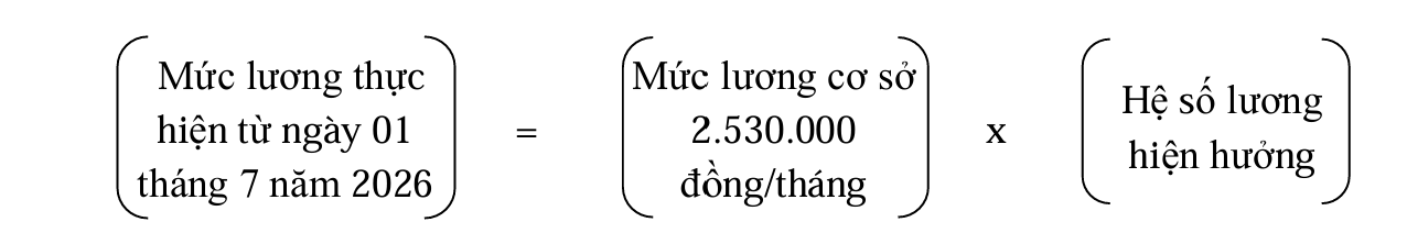 Cách tính lương và phụ cấp theo mức lương cơ sở mới từ 1 - 7 - 2026 - Ảnh 1. Cách tính lương và phụ cấp theo mức lương cơ sở mới từ 1 - 7 - 2026 - Ảnh 1.