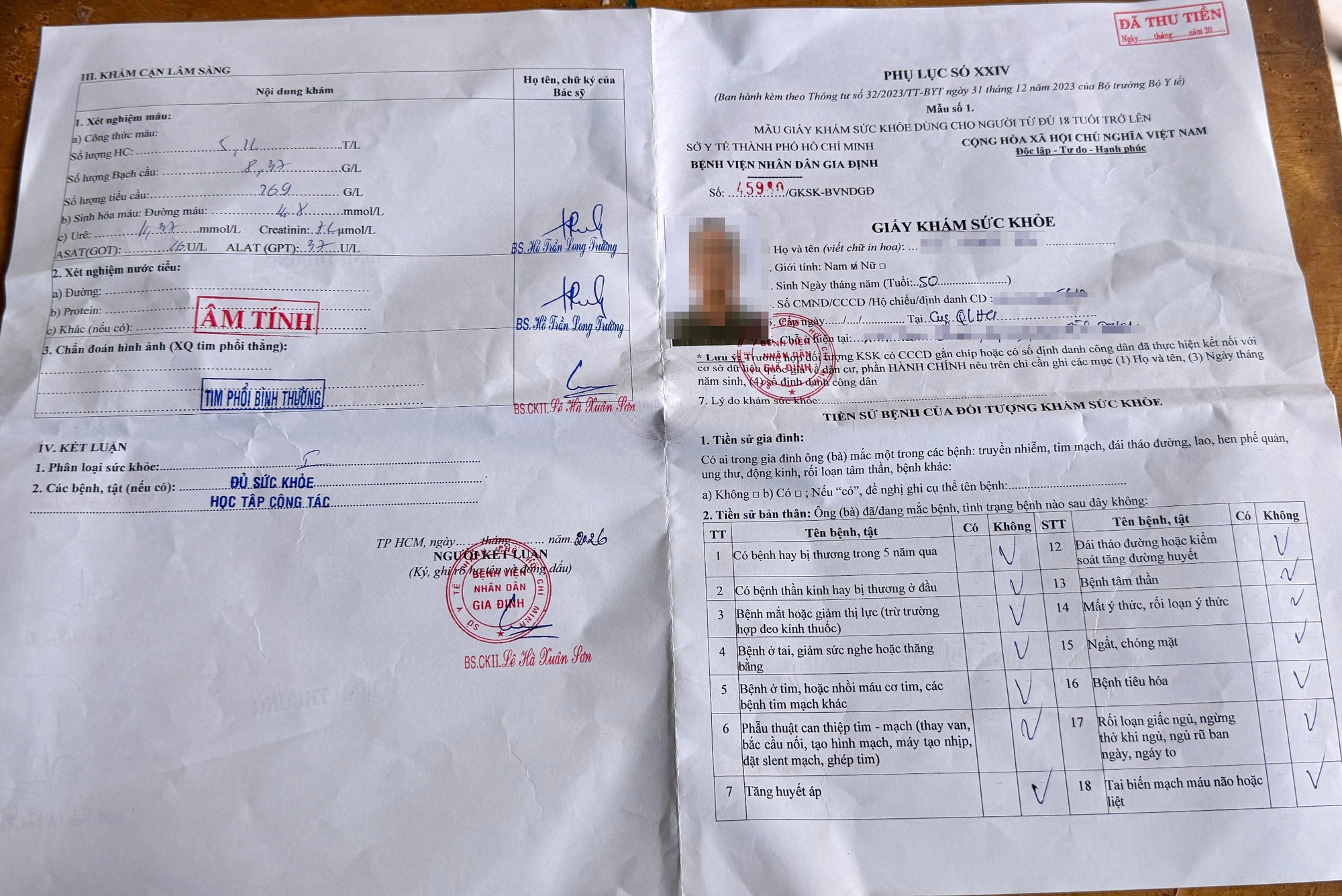 C&ocirc;ng khai mua b&aacute;n giấy kh&aacute;m sức khỏe tr&ecirc;n mạng - Ảnh 1.