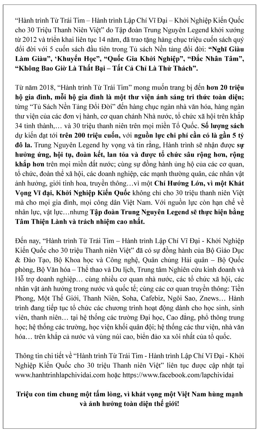 H&agrave;nh tr&igrave;nh Từ Tr&aacute;i Tim khơi dậy kh&aacute;t vọng kiến quốc của thanh ni&ecirc;n Việt Nam - Ảnh 22.