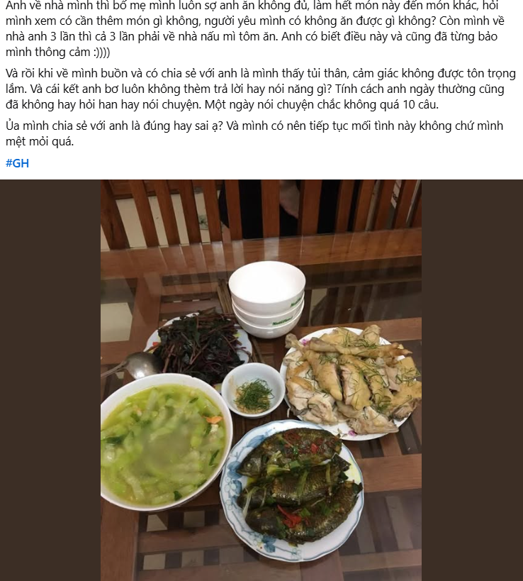Giỗ mẹ của người y&ecirc;u, c&ocirc; g&aacute;i 28 tuổi được ch&agrave;o đ&oacute;n với m&acirc;m cơm "chan nước mắt"- Ảnh 1.