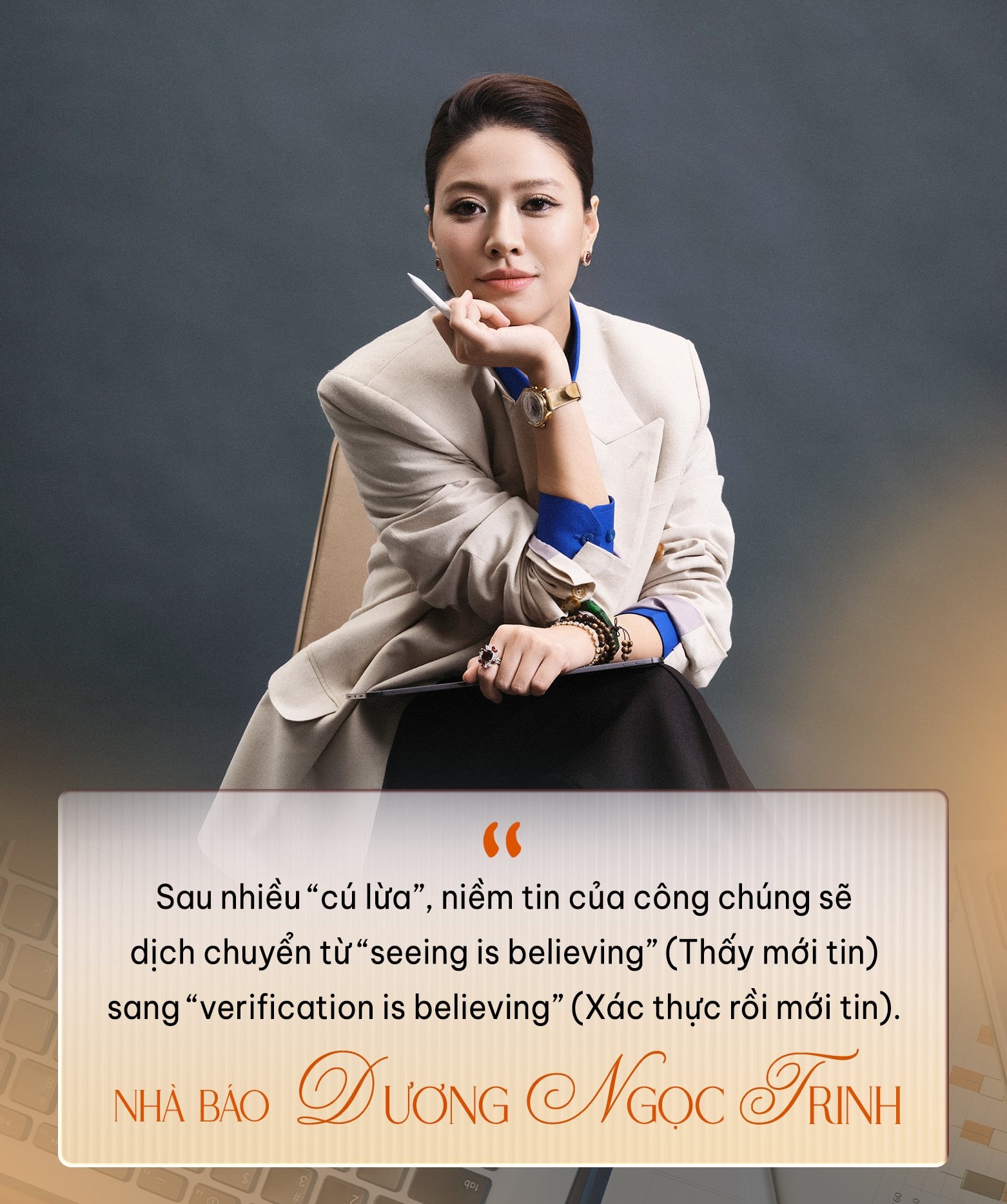 Người Việt mất 8.000 tỷ đồng/năm: Nh&agrave; b&aacute;o Dương Ngọc Trinh chia sẻ g&oacute;c nh&igrave;n về việc bảo vệ &ldquo;t&agrave;i sản lớn nhất&rdquo; trong thời số ho&aacute; v&agrave; cuộc chiến sống c&ograve;n ph&iacute;a sau - Ảnh 2.