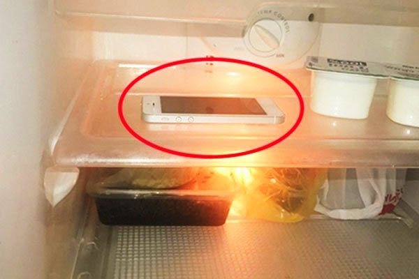 Để qu&ecirc;n điện thoại trong tủ lạnh c&oacute; sao kh&ocirc;ng? Nh&agrave; sản xuất đưa đ&aacute;p &aacute;n - Ảnh 1.