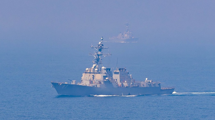 Chiến sự Trung Đ&ocirc;ng ng&agrave;y 8-5: Mỹ - Iran tuy&ecirc;n bố ngược về 3 t&agrave;u chiến, t&agrave;u Nhật - H&agrave;n về từ Hormuz - Ảnh 1.