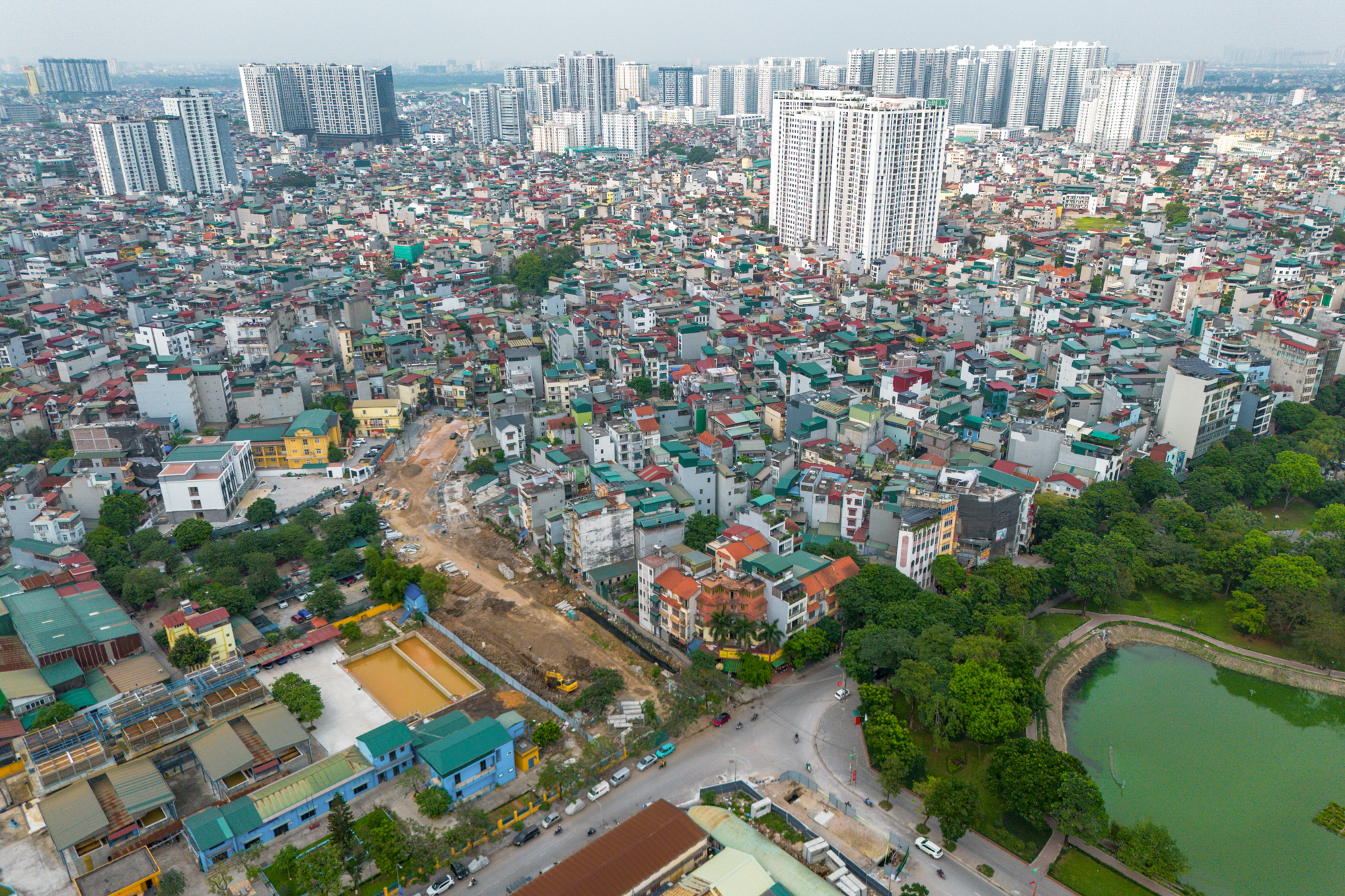 To&agrave;n cảnh khu đất ven hồ Đền Lừ sắp chuyển đổi từ nh&agrave; m&aacute;y sang chung cư - Ảnh 5.